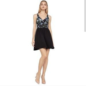 BCBGeneration Embroidered Cocktail Dress